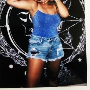 Blue Sparkle Body Suit